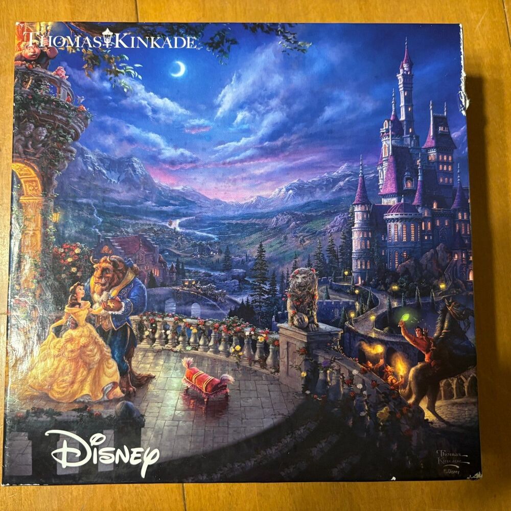 Disney Thomas Kinkade Beauty and the Beast 750 Piece Puzzle Ceaco